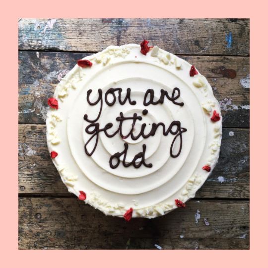 Message on Cake